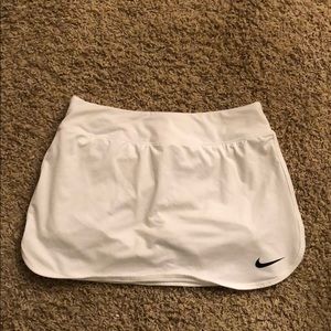 White nike tennis skirt